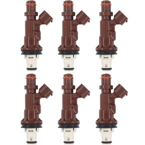 NewYall Pack of 6 Fuel Injector for Toyota Tundra 4Runner Tacoma 3.4 V6 1998-2004