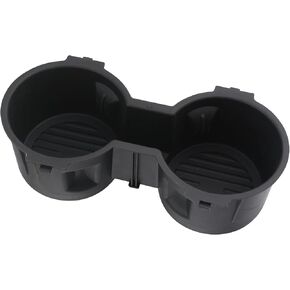 TQPONLY Front Seat Dual Cup Holder Rubber Insert Fitment 2016-2022 Ford F150 F250 F350 F450 F550 Super Duty Truck Accessories