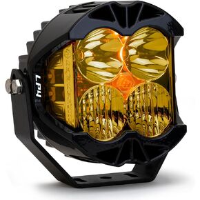 Baja Designs LP4 Pro LED Light Pod for Jeeps, Off Road 4x4, Truck, UTV, ATV (Driving/Combo Lens; Amber)