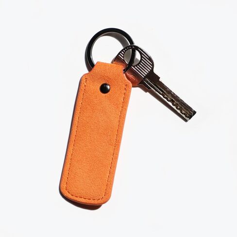 Keychain for Alcantara Material, Handmade Full-Wrap (Black) in Saudi Arabia