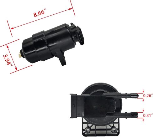 استبدال فلتر فاصل المياه iFJF 68394482AA لمحرك 2014-2018 Ram 1500 6 Cyl 3.0L يستبدل 68197368AF 68197368AC 68197368AE 68197368AD 42759836 in Kuwait