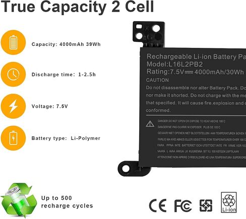 Futurebatt JHT2H بطارية كمبيوتر محمول بديلة لـ Dell Latitude 7310 7410 Latitude 7410 Chromebook Enterprise Series P34S P34S001 Y7HR3 35J09 4V5X2 HRGYV WY9MP XMV7T 009YYF 7CXN6 T3JWC XMT81 7.6V 52Wh in Saudi Arabia