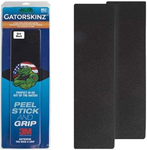 Gator Guards GatorSkinz Grit Finish Step Pads - Multi Surface Application - UV Resistant - Durable Traction - DIY Installation, Peel and Stick - Four Colors - Made in The USA in Kuwait