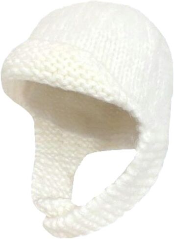 Warm Knit Trapper Hats for Women Ushanka Hat Knit Aviator Hat with Ear Flap Russian Hat for Cold Weather Winter Stocking Cap in Saudi Arabia