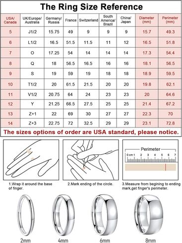 FaithHeart Band Rings 2/4/6/8 mm Width Stainless Steel/18K Gold Plated Polished Wedding Bands for Men Woman Personalized Customizable Gifts in Saudi Arabia
