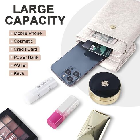 Small Crossbody Cell Phone Purse for Women, Shoulder Phone Bag Wallet Pouch in Saudi Arabia