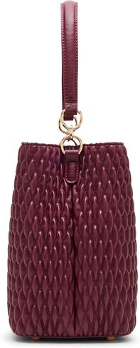 Anne Klein Ruched Bucket Bag with Convertible Strap in Saudi Arabia
