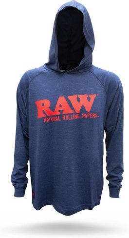 RAW Unisex Lightweight Hoodie Shirt - Variation - Navy Blue in Saudi Arabia