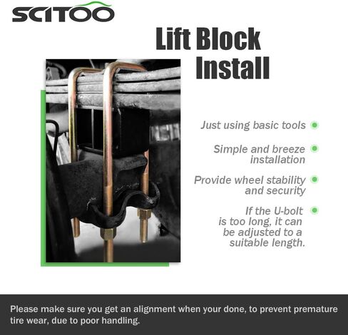 SCITOO 1 inch Rear Leveling Lift kit for Chevrolet 1999-2021 Lift Strut Spacer Compatible for Chevrolet Silverado 1500 for GMC Sierra 1500 in Saudi Arabia