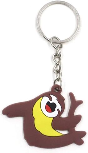 The Crafty Owl Silicone Sloths Key Chains. Single Item or Set of 5 Mixed Designs in Saudi Arabia