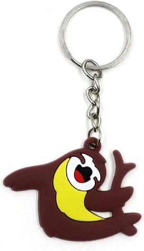 The Crafty Owl Silicone Sloths Key Chains. Single Item or Set of 5 Mixed Designs in Saudi Arabia