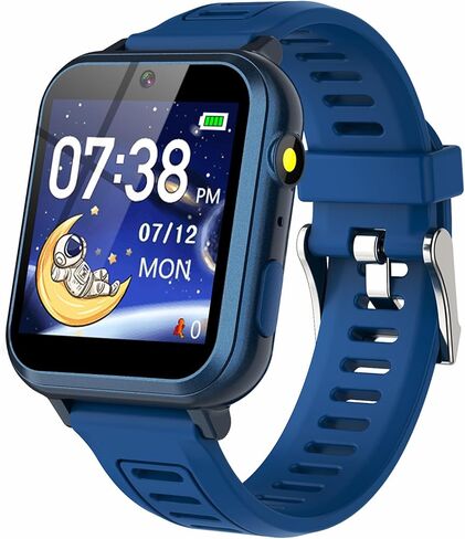 Kids Smart Watches Girls, Smart Watch for Kids Toys with 24 Games Camera Video Recorder Music Player Alarm Calculator Calendar Stopwatch Flashlight Pedometer Gifts for Girls Ages 3-12 Years Old in Saudi Arabia