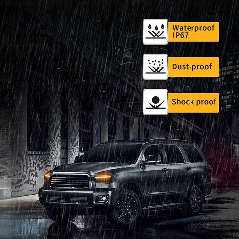 VLAND Projector Led Headlights Compatible with Toyota Tundra 2014-2019 w/Sequential Turn Signal, Chrome, passenger&driver Side in Saudi Arabia