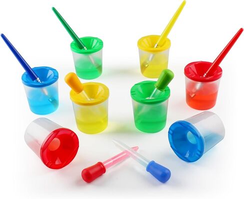 Color Science Test Tubes, Droppers for Kids, Plastic Test Tubes with Caps, Lab Tubes Science Experiments for Kids Age 4 5 6 7 8, Science Supplies Test Tube Holder for Little Scientist… in Saudi Arabia