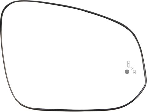 زجاج مرآة جانبية للسائق من Dasbencan متوافق مع Toyota RAV4 2012-2018 4Runner 2014-2020 Hilux Highlander 2016-2018 استبدال 87961-42D30 LH in Kuwait