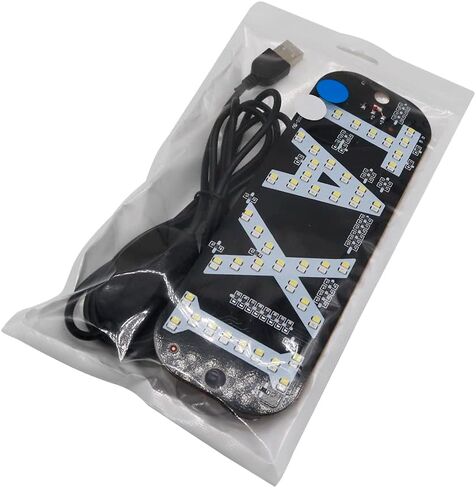 Taxi Light,Dual colors Taxi LED Sign Decor, 2 Color Changeable Taxi LED Light, Hook on Car Window with USB (Blue and Green, USB) in Kuwait