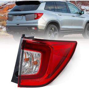 Huray Tail Light for Honda Passport 2019 2020 2021 OE Tail Lamp Brake Light Replacement (Driver Side (Left))