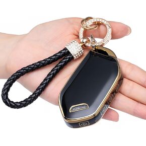 for Kia Key Fob Cover,Compatible with Kia Telluride 2023 2024 Smart Key 5 Buttons Premium Soft TPU Anti-dust Full Protection