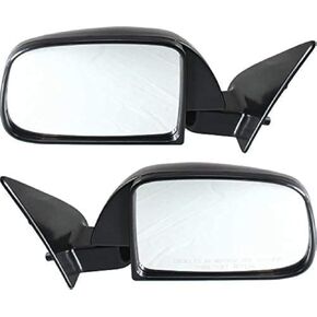 I-Match Auto Parts Set of 2 Left Driver & Right Passenger Side Manual Door Mirror Foldaway Type For 1989-1995 Toyota Pickup 8794089147 8791089149 TO1320112 TO1321112