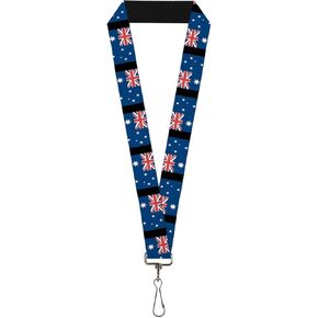 Buckle-Down Lanyard-1.0"-Australia Flags