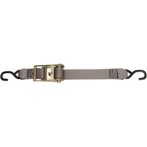 CargoBuckle F13758 Ratchet Tie-Down Strap with S-Hooks