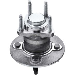 A-Premium Rear Wheel Bearing and Hub Assembly with 4-Lug Compatible with Chevrolet Cobalt 2005-2010 & Pontiac G5 2007-2010, Pursuit 2005-2006 & Saturn Ion 2003-2007, Non-ABS Models
