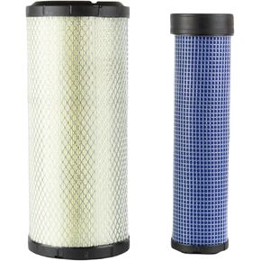 AP33331-KV16428 Inner & Outer Air Filter Compatible with John Deere Skid Steer 240 250 270 CT322 317 Case 40XT 60XT 70XT 75XT 85XT 1840 1845C 435 445 Kubota SVL75 SVL75-2