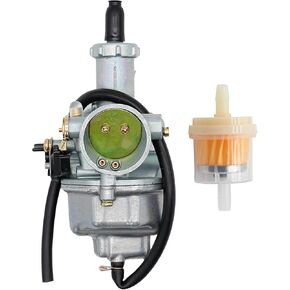 PZ26 Carburetor Replacement for 1985-2004 Honda XR100R,1981-1984 Honda XR100, 2004-2013 Honda CRF100F, TRX250, TRX250EX Recon, Honda CB125, Taotao & More,with Air Filter