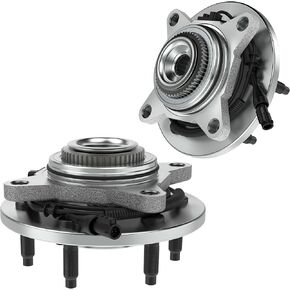 2 قطعة 515079 (نماذج 4WD فقط) مجموعة محمل محور العجلة الأمامية 6 العروات ث/ABS متوافق مع 2004-2008 Ford F150/ 2003-2006 لينكولن نافيجيتور in Kuwait