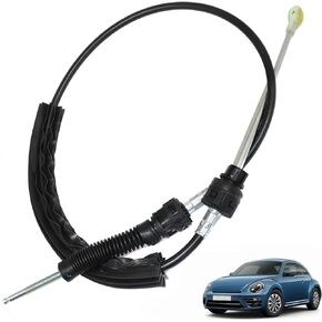 FZJDSD 1PC Manual Transmission Shift Control Cable Compatible with VW Beetle Jetta Golf Audi TT 2000-2009 Replace 1J0711265K Gear Shifter Cable Automatic Transmission Gearshift Control Cable
