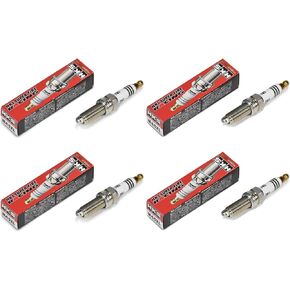 HKS M45 Super Fire Iridium Spark Plugs 4 Pack Compatible with 2008-15 Mitsubishi Evolution X
