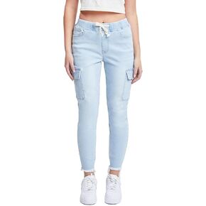 YMI Women's Skinny Cargo Jeans
