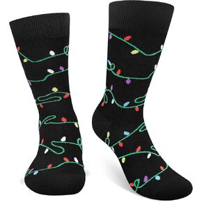 Funny Christmas Socks for Men Women Teens Boys - Secret Santa Gifts Novelty Christmas Fun Crew Funky Socks