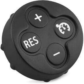 3-Spoke Steering Wheel Multi-Function Switch Cover Fit for Mini R55 R56 R57 R58 R59 R60 R61 Replace 32309226804, Volume Key + RES + Dial Cover, One Size