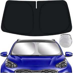 Car Sun Shade for Kia Sportage 2017 2018 2019 2020 2021 2022 Auto Interior Accessories Foldable Sunshade Windshield Visor Cooler Protector Front Windows Cover Shield