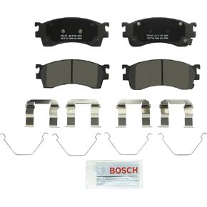 BOSCH BP893 QuietCast Premium Organic Disc Brake Pad Set - Compatible with Select Mazda Protege, Protege5; FRONT