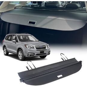 Retractable Cargo Cover for 2019-2024 Subaru Forester(No Gap), Rear Trunk Cover Compatible with Subaru Forester 2019-2024 Security Shielding Shade Car Accessory