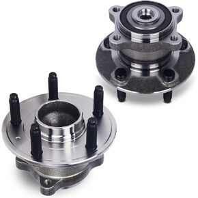 Autoround 512438 FWD Rear Wheel Bearing and Hub Assembly Compatible with Chevrolet Trax 2013-2015, Sonic 2012-2016, Buick Encore 2013-2016, 5 Lugs w/ABS, Set of 2
