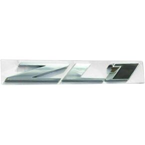 1 pc Camaro ZL1 Badge Emblem - Rear Side Replacement Logo for Camaro in Black and White