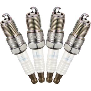 AP104 Iridium Spark Plugs 4 Pack Compatible With Escape Focus Transit Connect Mazda 3 Tribute Mariner 2.0L 2.3L L4 Engine Replacement for 7963 AP104 Spark Plug