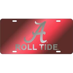 Laser Cut Alabama Roll Tide License Plate Car Tag