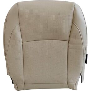 NLQR Front Driver Bottom Seat Cover Tan LA00 Compatible with Lexus ES350 2007 2008 2009 2010 2011 2012 Replacement Microfiber Leather
