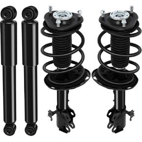 Complete Struts Shock Absorbers Fits for 2006-2012 for Toyota RAV4 cciyu 172276 172275 37289 Quick Struts Assembly Front Rear Pair Struts 4WD AWD FWD