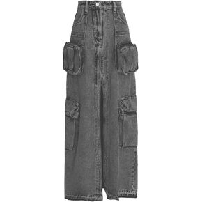 Wide Leg Jeans for Women Straight Tube Loose Hip Hop Cool Street Retro Fashion Zipper Cargo Pants with Pocket