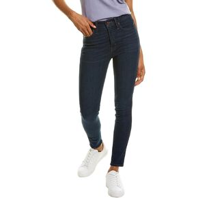 بنطال جينز Madewell سكيني عالي الارتفاع مقاس 10 بوصات بلون Coronet Wash