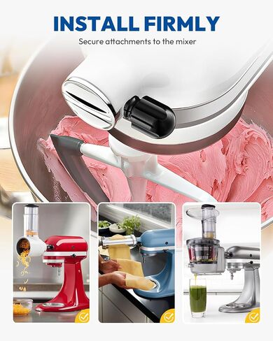 برغي إبهام بمقبض مرفق مناسب لخلاطات KitchenAid، أجزاء بديلة لمقبض رأس برغي طويل من الألومنيوم 6061، يستبدل 9709194، 4162142، 240374 إلخ، أسود in Kuwait