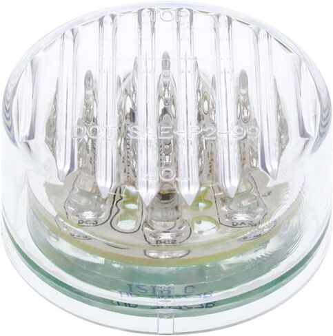 United Pacific 38363B - Clearance/Marker Light - Red Led/Clear Lens, 2 In., 9 Led, Bulk in Saudi Arabia