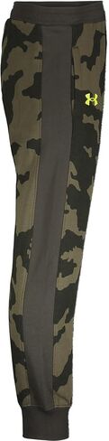 Under Armour Boys' Fury Jogger, Baroque Green (310)/Yellow, Youth Large in Saudi Arabia