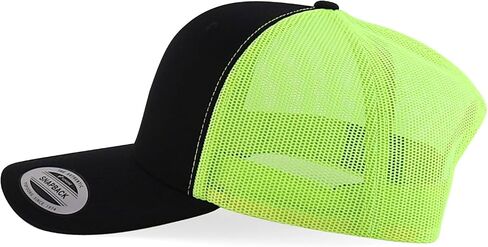 Trendy Apparel Shop Flexfit Oversize XXL Structured Blank 6 Panel Retro Trucker Mesh Cap in Kuwait