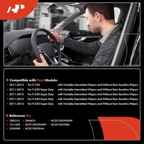 مفتاح متعدد الوظائف لإشارة الانعطاف A-Premium متوافق مع 2011 2012 2013 Ford F-150 F150، F250/350/450/550 Super Duty، SW-6874، BC3Z-13K359-BA مفتاح تعتيم المصباح الأمامي in Saudi Arabia